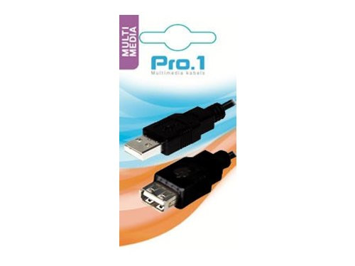 USB kabel A-male -> A-female 1,8m