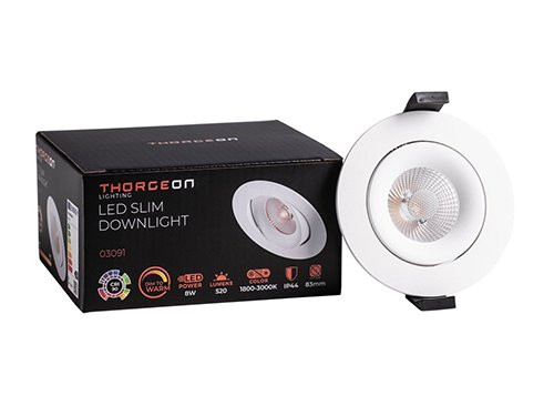 Foto van LED inbouwspot 8,2W DimToWarm 96mm rond verstelbaar wit LED inbouwspot 8,2W DimToWarm 96mm rond verstelbaar wit