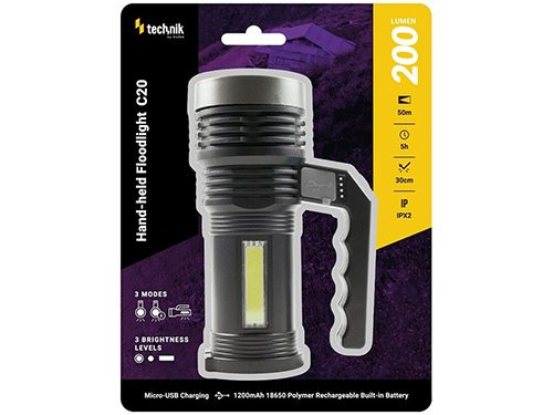 Foto van Technik LED campinglamp 3xAA 180 lumen Technik LED campinglamp 3xAA 180 lumen