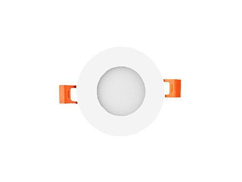 Foto van LED panel downlight 3W 3000K incl. driver wit LED panel downlight 3W 3000K incl. driver wit