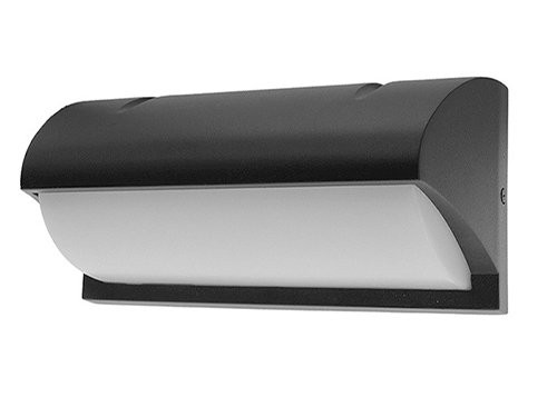 Foto van LED Wandlamp 12W rechthoek zwart 3000K LED Wandlamp 12W rechthoek zwart 3000K