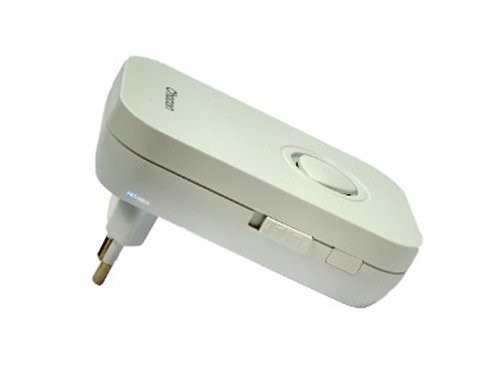 Draadloze deurbel set 120m plug-in wit