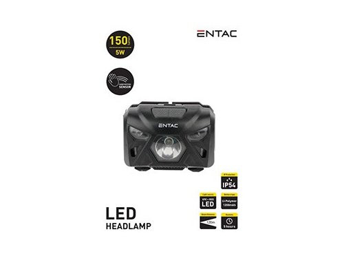 Foto van LED hoofdlamp zoom 5W aluminium zwart oplaadbaar LED hoofdlamp zoom 5W aluminium zwart oplaadbaar