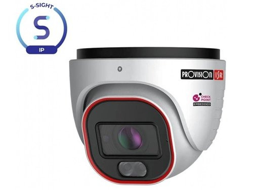 IP Camera dome 4Mpix 12V IR-led 2.8-12mm M-zoom VF