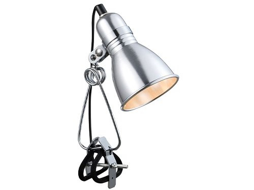 Foto van Klemspot Photo E27 zilver Klemspot Photo E27 zilver