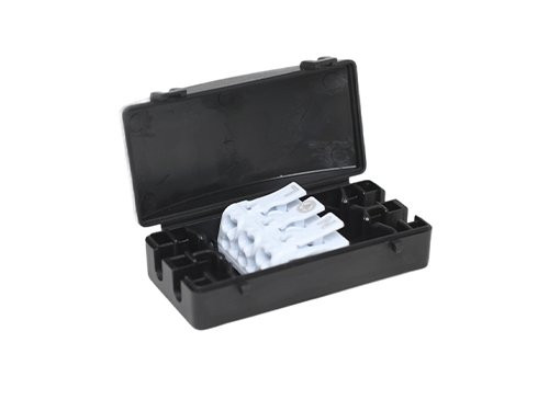 Foto van Kabelkoppeling IP20 zwart met 3 polige connector Kabelkoppeling IP20 zwart met 3 polige connector