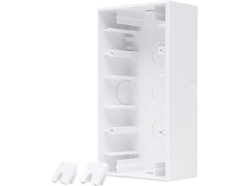 Foto van Kopp HK07 PURE mat wit 2 voudig opbouwdoos Kopp HK07 PURE mat wit 2 voudig opbouwdoos