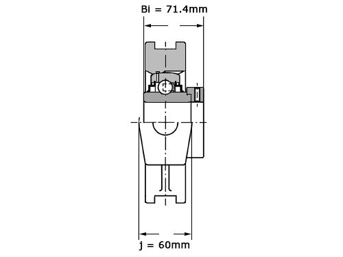 Foto van INA Lagerblok Span RTUE55 (55mm) INA Lagerblok Span RTUE55 (55mm)