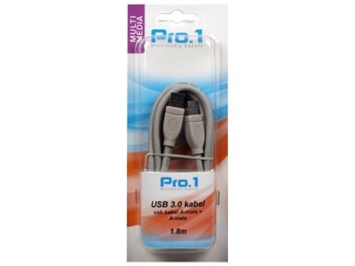 USB 3.0 A male naar A male 1.8m