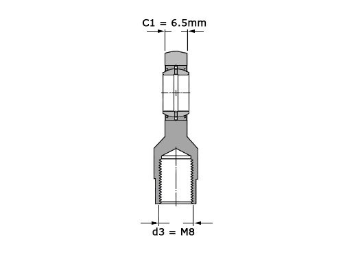 Foto van SKF Stangkop SIL8 E (8x25x8mm) SKF Stangkop SIL8 E (8x25x8mm)