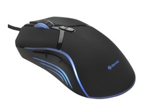 Optische gaming muis bedraad USB RGB licht zwart