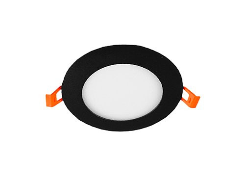 Foto van LED panel downlight 6W 3000K incl. driver zwart LED panel downlight 6W 3000K incl. driver zwart