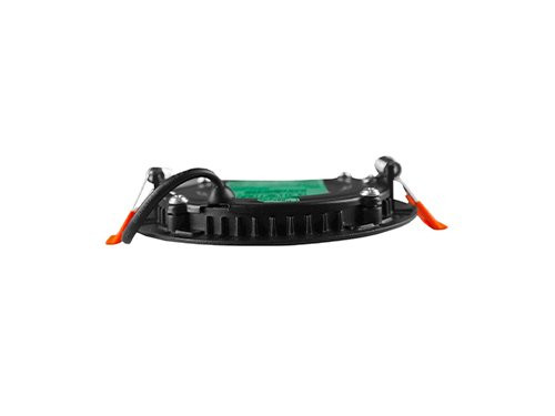 Foto van LED panel downlight 6W 3000K incl. driver zwart LED panel downlight 6W 3000K incl. driver zwart