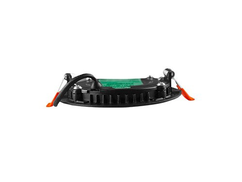 Foto van LED panel downlight 6W 3000K incl. driver zwart LED panel downlight 6W 3000K incl. driver zwart