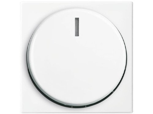 Busch Jaeger WIT afdekplaat + knop dimmer