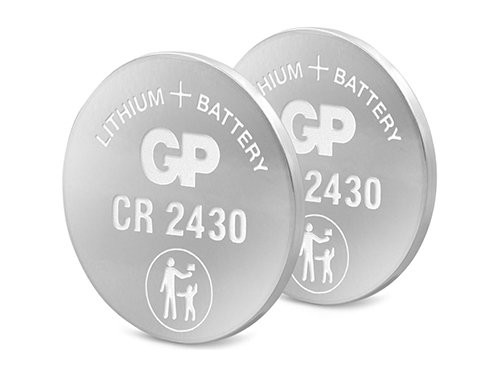 GP CR2430 lithium knoopcel batterij 3V blister(2)