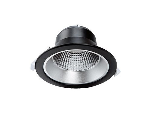 Foto van LED downlighter zwart reflector 10W Tri-White dimbaar LED downlighter zwart reflector 10W Tri-White dimbaar