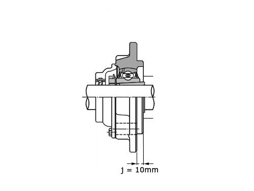 Foto van NTN Lagerblok Rond C-UCFC208 D1 (40mm) NTN Lagerblok Rond C-UCFC208 D1 (40mm)