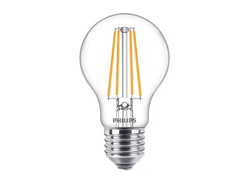 Foto van Philips LED GLS E27 8,5-75W 2700K filament helder Philips LED GLS E27 8,5-75W 2700K filament helder