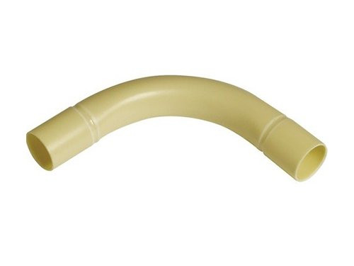 Bocht PVC 5/8 (16mm) creme per stuk