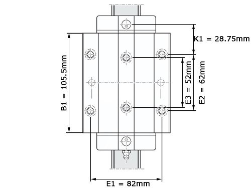 Foto van Bosch Rexroth Kogelwagen Koolstofstaal KWD-035 -FLS-C1-N-1 Zonder Kogelketting Bosch Rexroth Kogelwagen Koolstofstaal KWD-035 -FLS-C1-N-1 Zonder Kogelketting