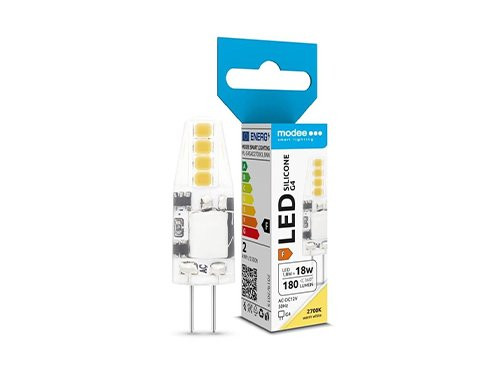 Modee LED steek G4 12V LED COB 1,8-18W 2700K helder