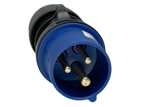 Foto van CEE 3P/16A/230V stekker blauw CEE 3P/16A/230V stekker blauw