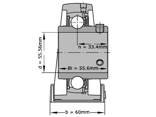 FAG Lagerblok Staand UCP211-35 J7 (55.56mm)