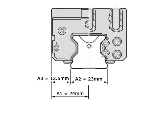 Foto van Bosch Rexroth Rollenwagen Koolstofstaal RWA-025-SNH-C2-P-2 Bosch Rexroth Rollenwagen Koolstofstaal RWA-025-SNH-C2-P-2