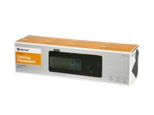 Muismat gaming met RGB verlichting 80x30cm