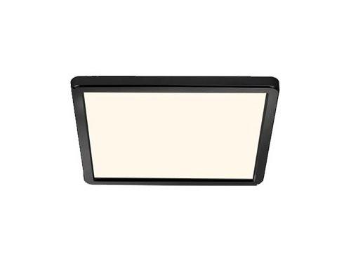 Foto van LED Plafonniere Oja 29 vierkant zwart 14,5W 3000K/ 4000K 29cm LED Plafonniere Oja 29 vierkant zwart 14,5W 3000K/ 4000K 29cm
