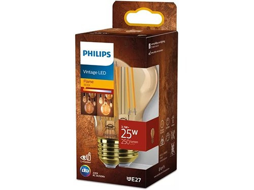 Philips LED GLS E27 3,1-25W 1800K filament amber blister