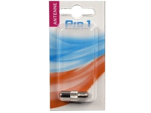 F-connector female ->coax male