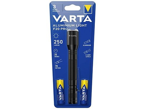 Varta zaklamp Aluminium Light F20 Pro