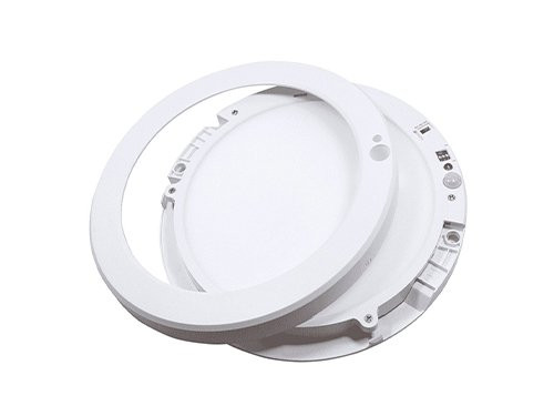 Foto van LED panel downlighter wit 10-18W 3000K dimbaar + PIR-sensor LED panel downlighter wit 10-18W 3000K dimbaar + PIR-sensor