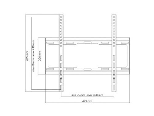 TV wandbeugel WM2411 One For All