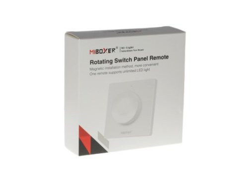 Foto van Dimmer paneel opbouw wit Dimmer paneel opbouw wit