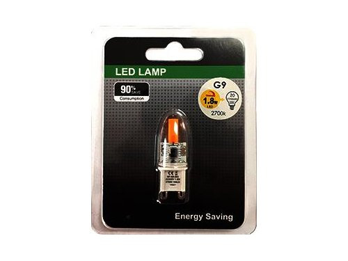 LED steek G9 230V 1,7-20W 2700K dimbaar