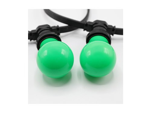 LED normaallamp GLS E27 groen 2W