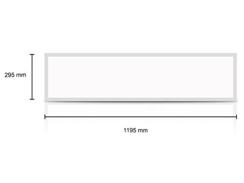 LED backlit paneel wit 120x30cm 40W 4000Lm CCT dimbaar