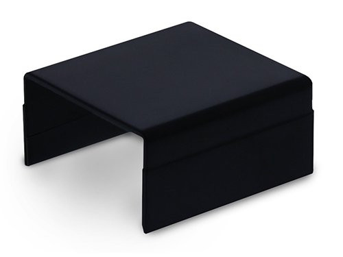 Canalit Systeem25 eindstuk 25x13mm zwart