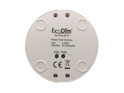 Foto van LED Vloerdimmer zwart universeel 230V 0-50W LED Vloerdimmer zwart universeel 230V 0-50W
