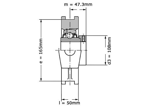 INA Lagerblok Span RTUE80 (80mm)