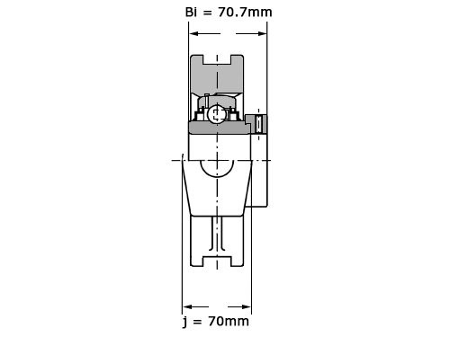 INA Lagerblok Span RTUE80 (80mm)