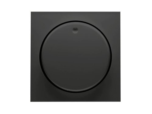Foto van PEHA Badora MAT ZWART afdekplaat + knop dimmer PEHA Badora MAT ZWART afdekplaat + knop dimmer