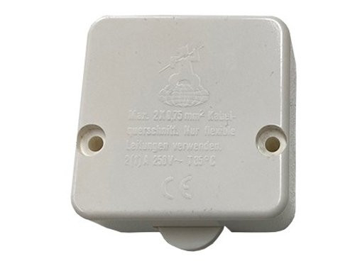 Kastschakelaar wit compleet