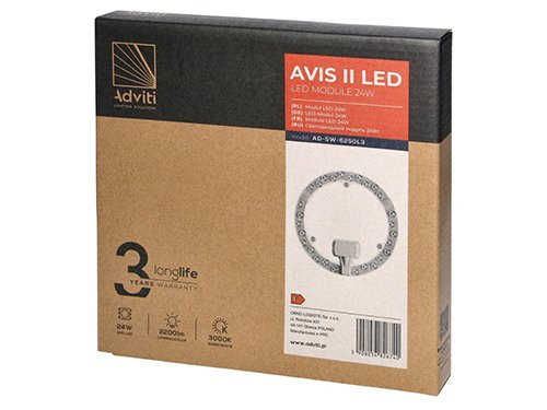 Foto van LED magneet module 230V 24W 3000K LED magneet module 230V 24W 3000K