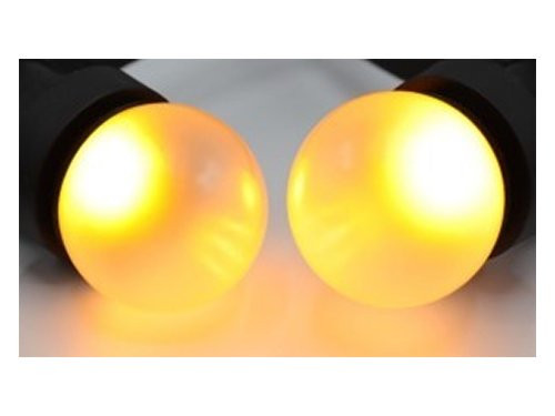 Foto van LED kogellamp E27 mat extra warm wit 1W LED kogellamp E27 mat extra warm wit 1W