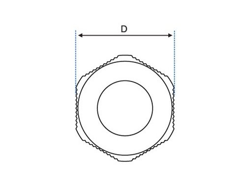 Foto van Wartel PVC M20 grijs IP68 per stuk Wartel PVC M20 grijs IP68 per stuk