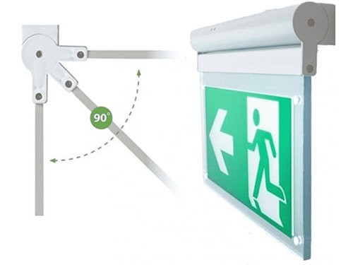 LED noodverlichting opbouw draaibaar 3,5W IP20